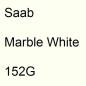 Preview: Saab, Marble White, 152G.